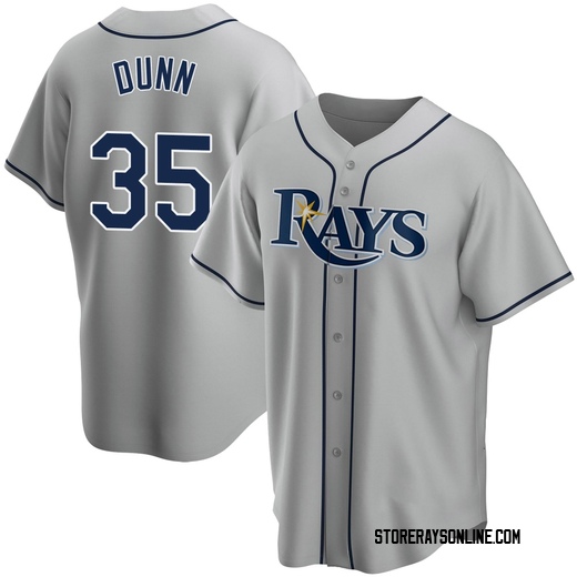 Men's Tampa Bay Rays Oliver Dunn Gray Road Jersey - Replica