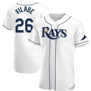 Men's Tampa Bay Rays Ryan Vilade White Home Jersey - Authentic