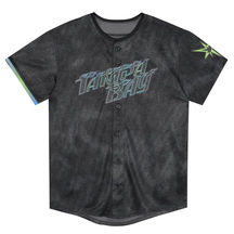 Toddler Tampa Bay Rays Victor Mesa Jr. Charcoal 2024 City Connect Jersey - Limited