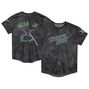 Toddler Tampa Bay Rays Victor Mesa Jr. Charcoal 2024 City Connect Jersey - Limited