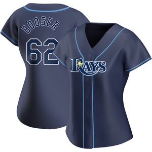 Women's Tampa Bay Rays Cam Booser Navy Alternate Jersey - Replica