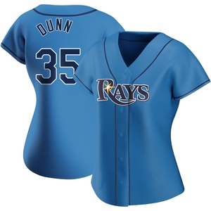 Women's Tampa Bay Rays Oliver Dunn Light Blue Alternate Jersey - Replica