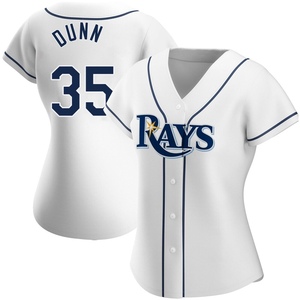 Women's Tampa Bay Rays Oliver Dunn White Home Jersey - Replica