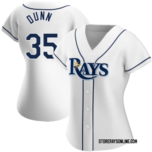 Women's Tampa Bay Rays Oliver Dunn White Home Jersey - Replica