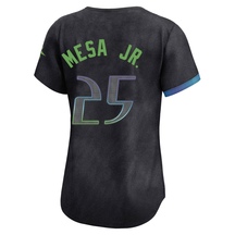Women's Tampa Bay Rays Victor Mesa Jr. Charcoal 2024 City Connect Jersey - Limited