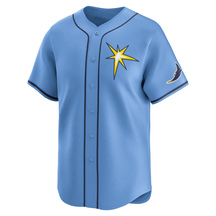 Youth Tampa Bay Rays Victor Mesa Jr. Light Blue Alternate Jersey - Limited