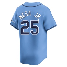 Youth Tampa Bay Rays Victor Mesa Jr. Light Blue Alternate Jersey - Limited