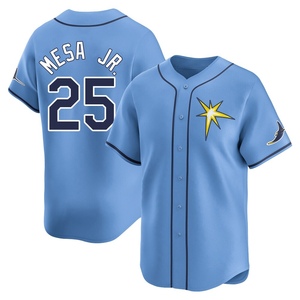 Youth Tampa Bay Rays Victor Mesa Jr. Light Blue Alternate Jersey - Limited